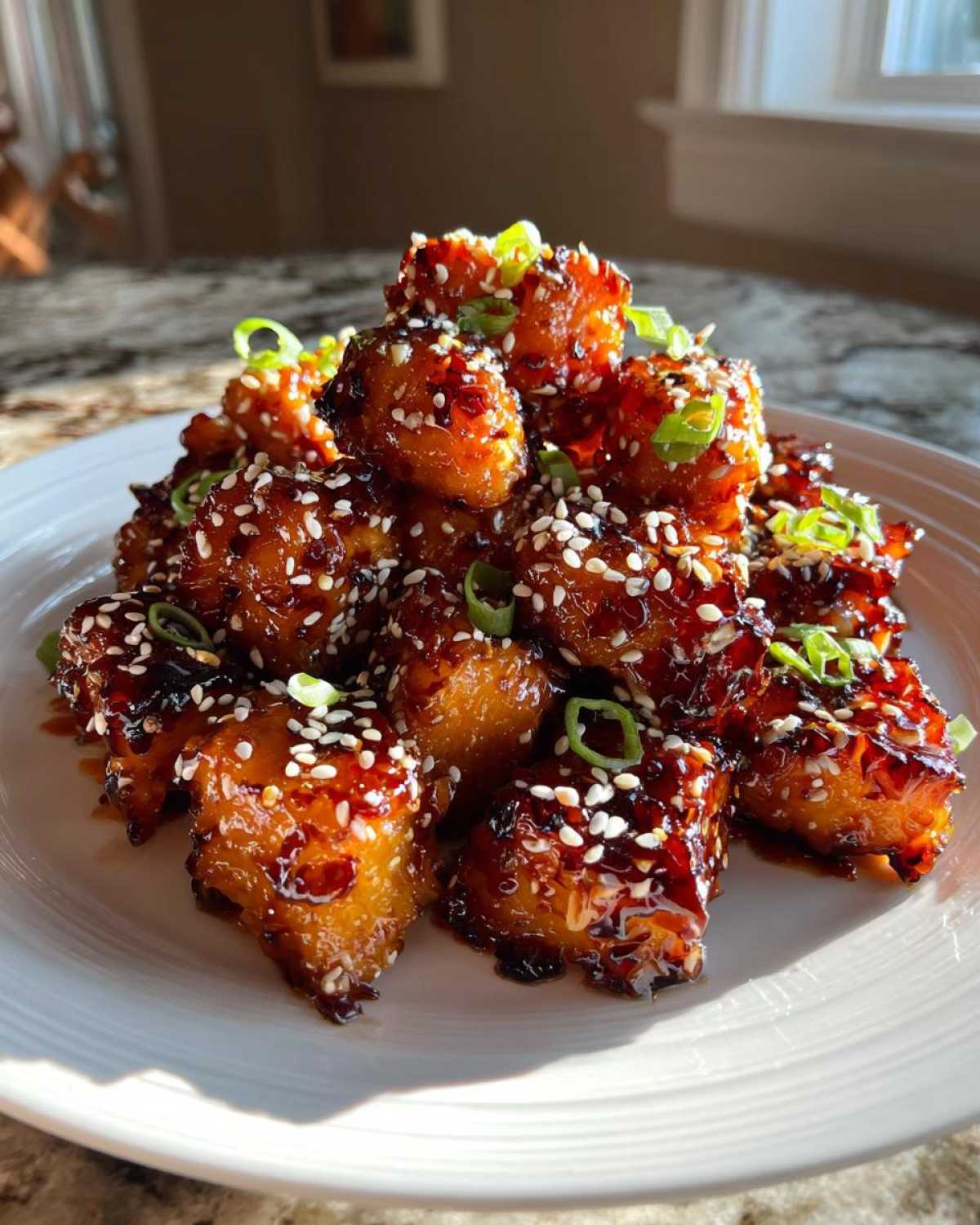 Honey Garlic Salmon Bites - detail 1
