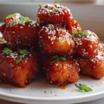 Honey Garlic Salmon Bites