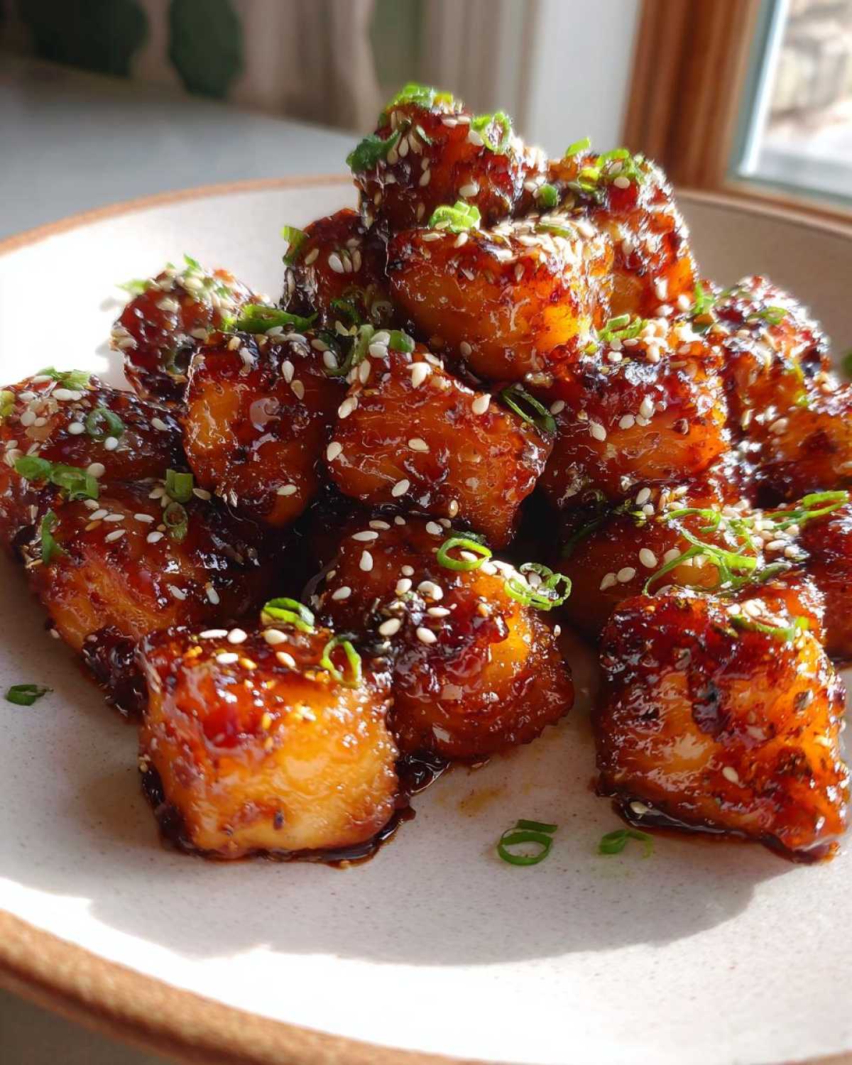 Honey Garlic Salmon Bites - detail 3