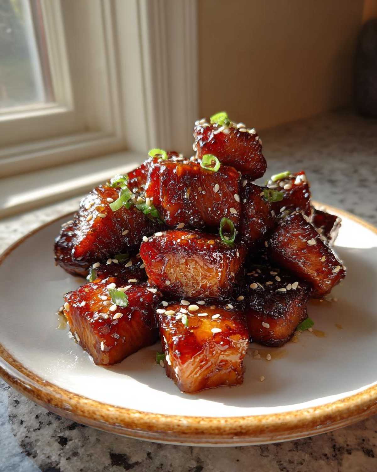 Honey Garlic Salmon Bites - detail 4