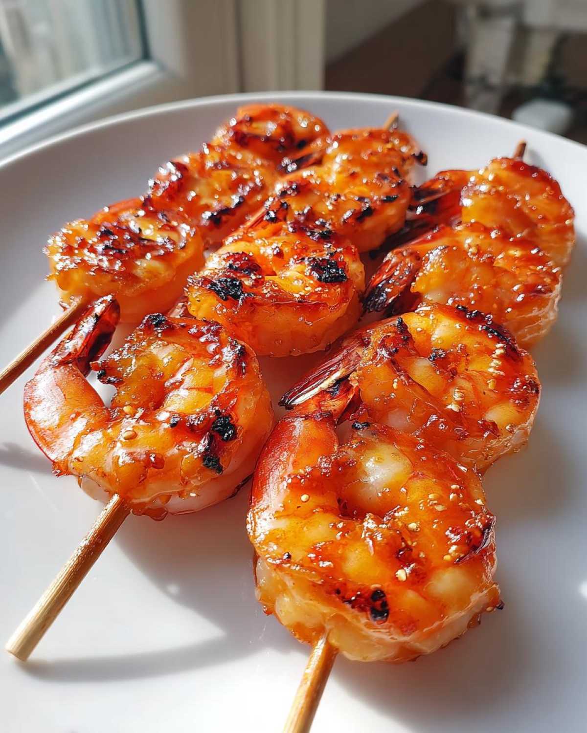 Honey Garlic Shrimp Skewers - detail 1