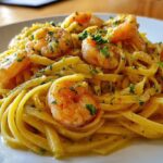 Lemon Garlic Shrimp Pasta