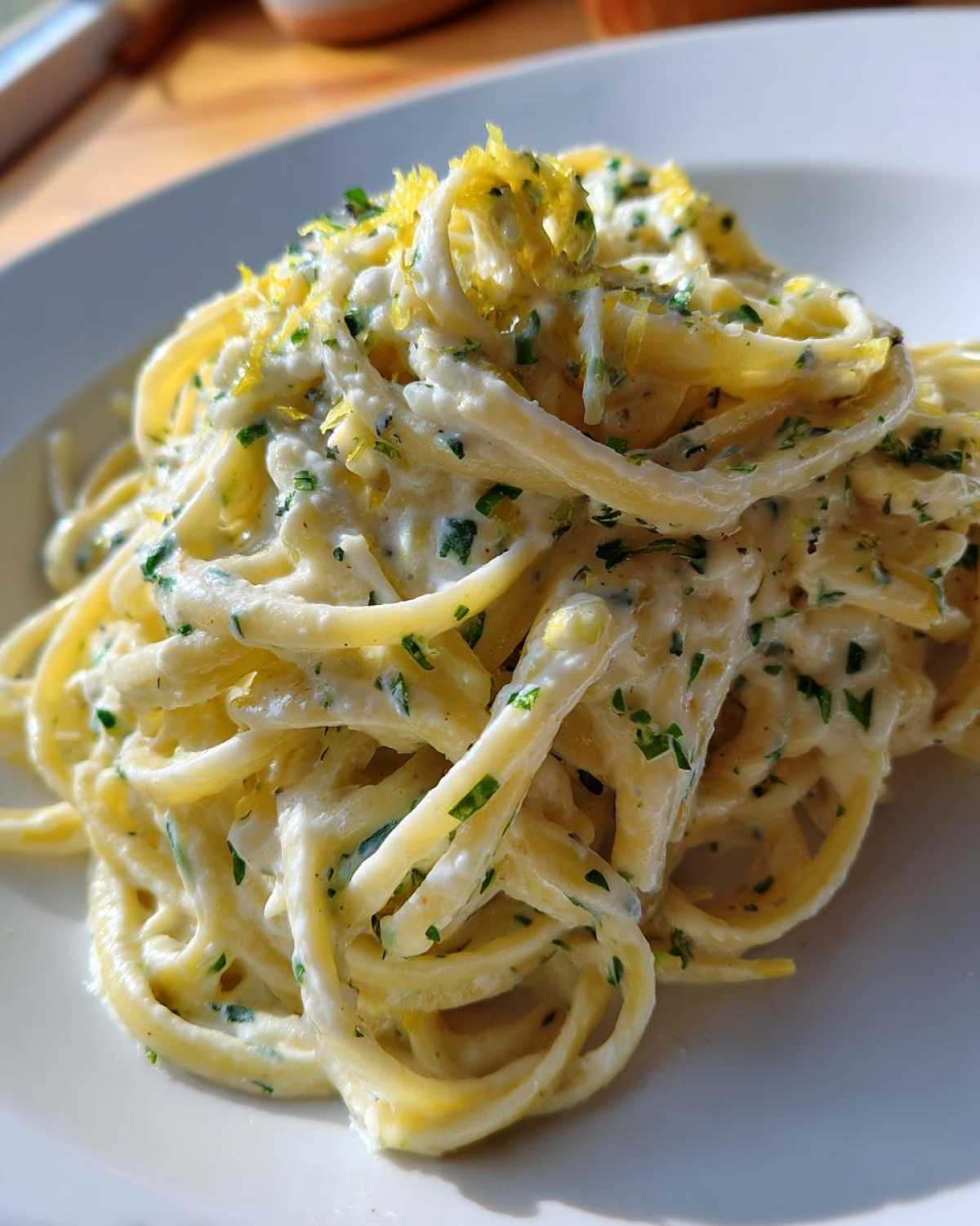 Lemon Ricotta Pasta - detail 2