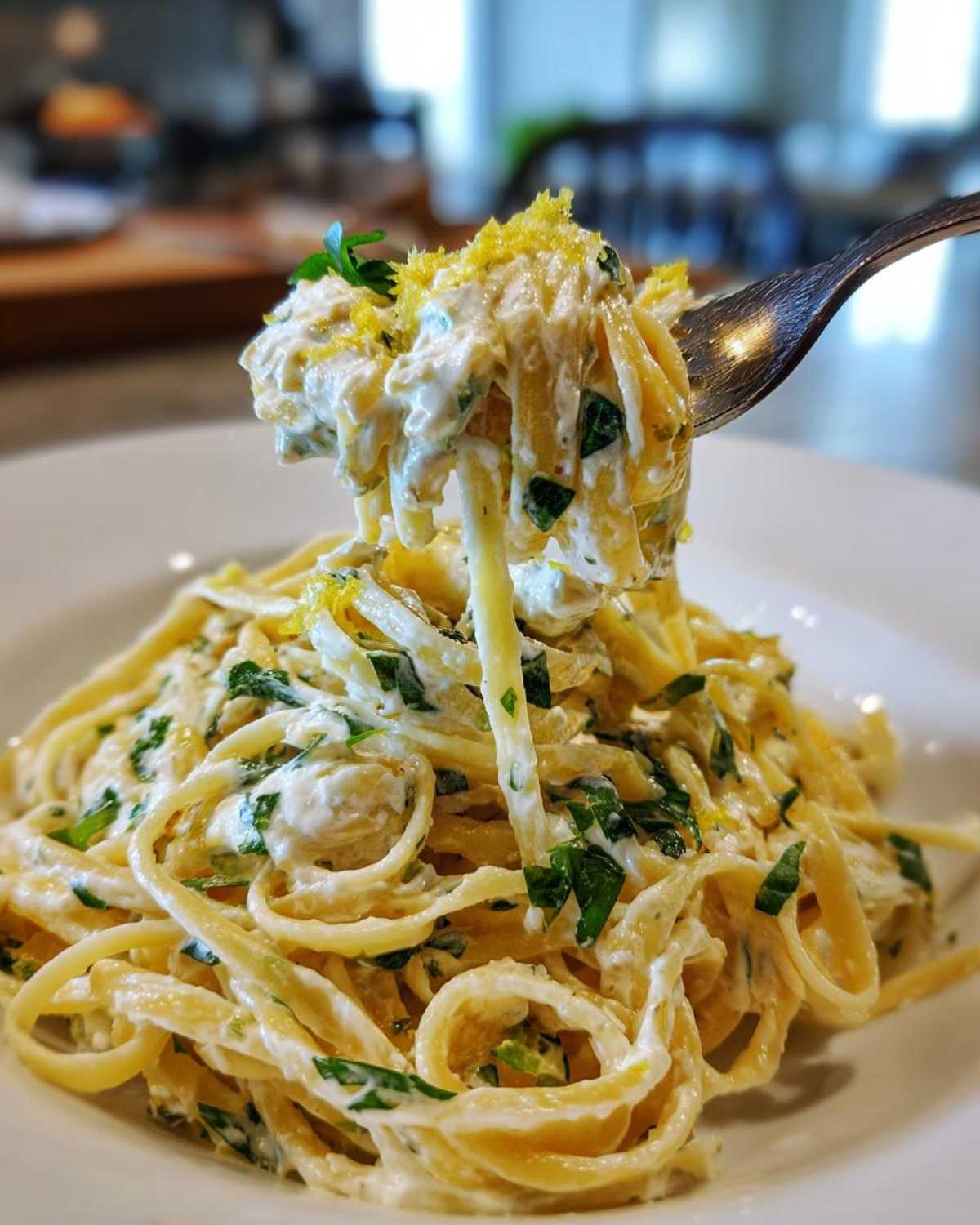 Lemon Ricotta Pasta - detail 3