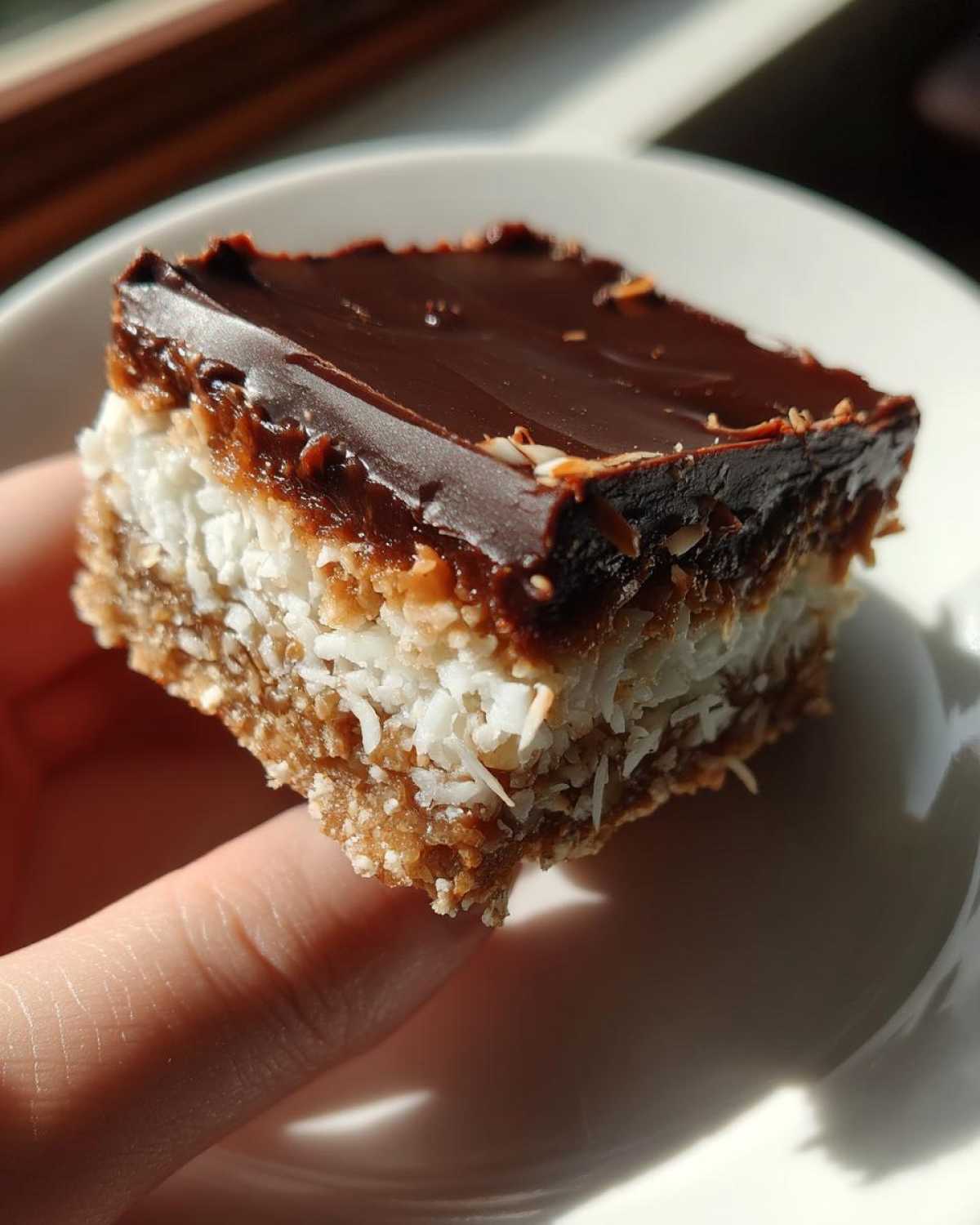 No Bake Almond Joy Bars - detail 1