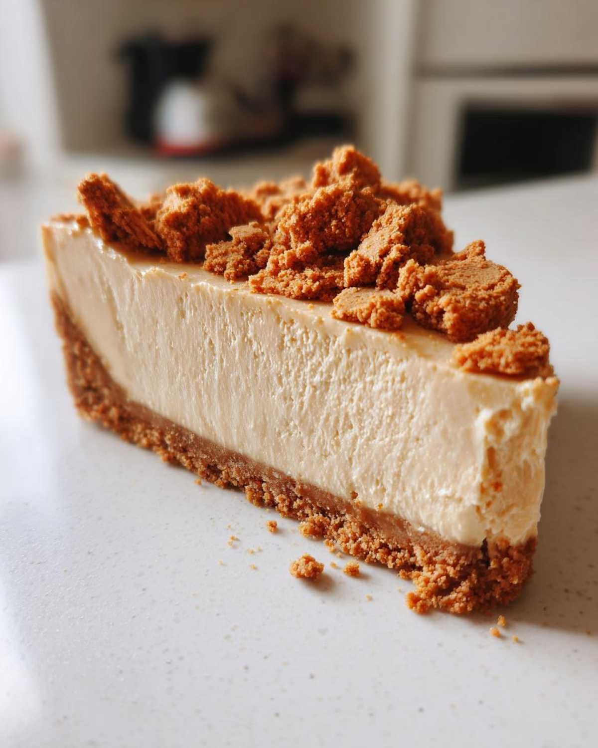 No Bake Biscoff Cheesecake - detail 1