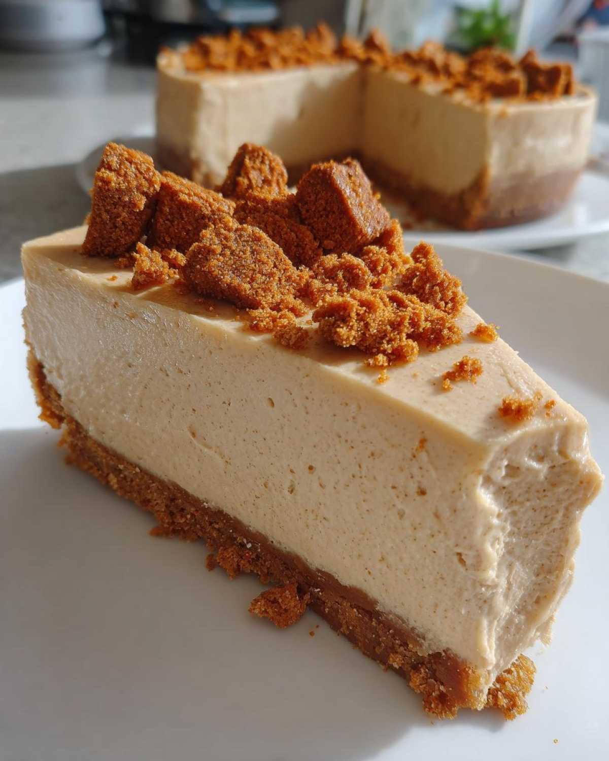No Bake Biscoff Cheesecake - detail 4