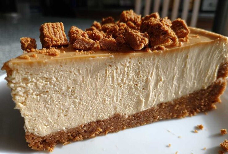 No Bake Biscoff Cheesecake