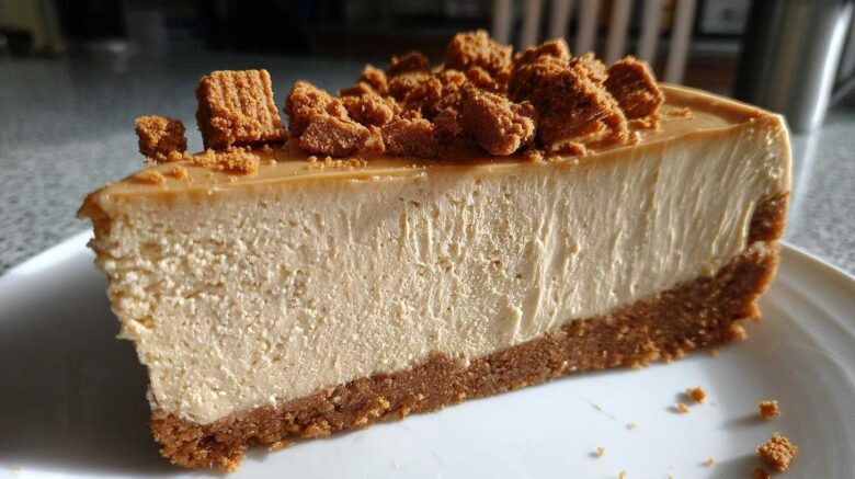 No Bake Biscoff Cheesecake
