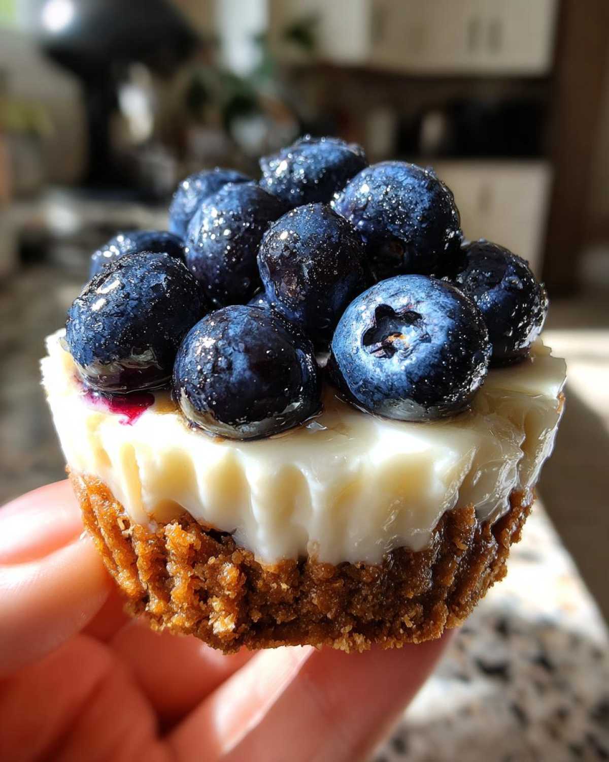 No Bake Blueberry Cheesecake Cups - detail 1