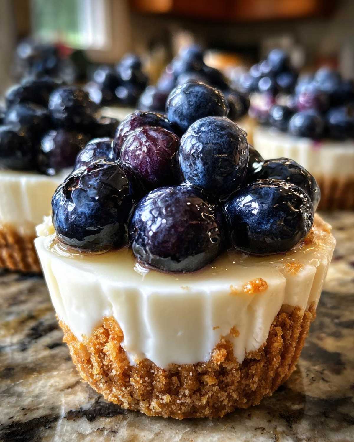 No Bake Blueberry Cheesecake Cups - detail 3