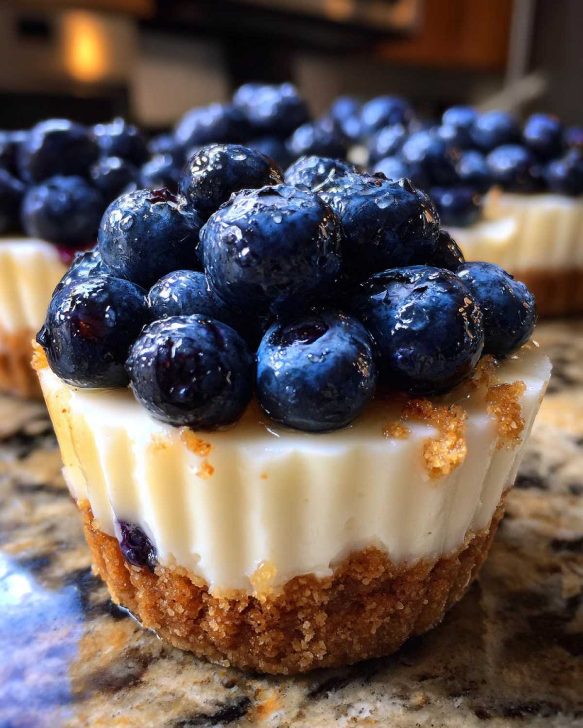 No Bake Blueberry Cheesecake Cups - detail 4