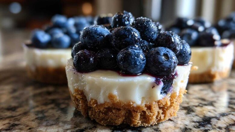 No Bake Blueberry Cheesecake Cups