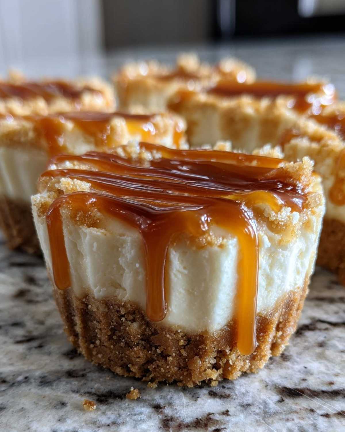 No Bake Caramel Cheesecake Cups - detail 4