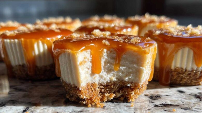 No Bake Caramel Cheesecake Cups