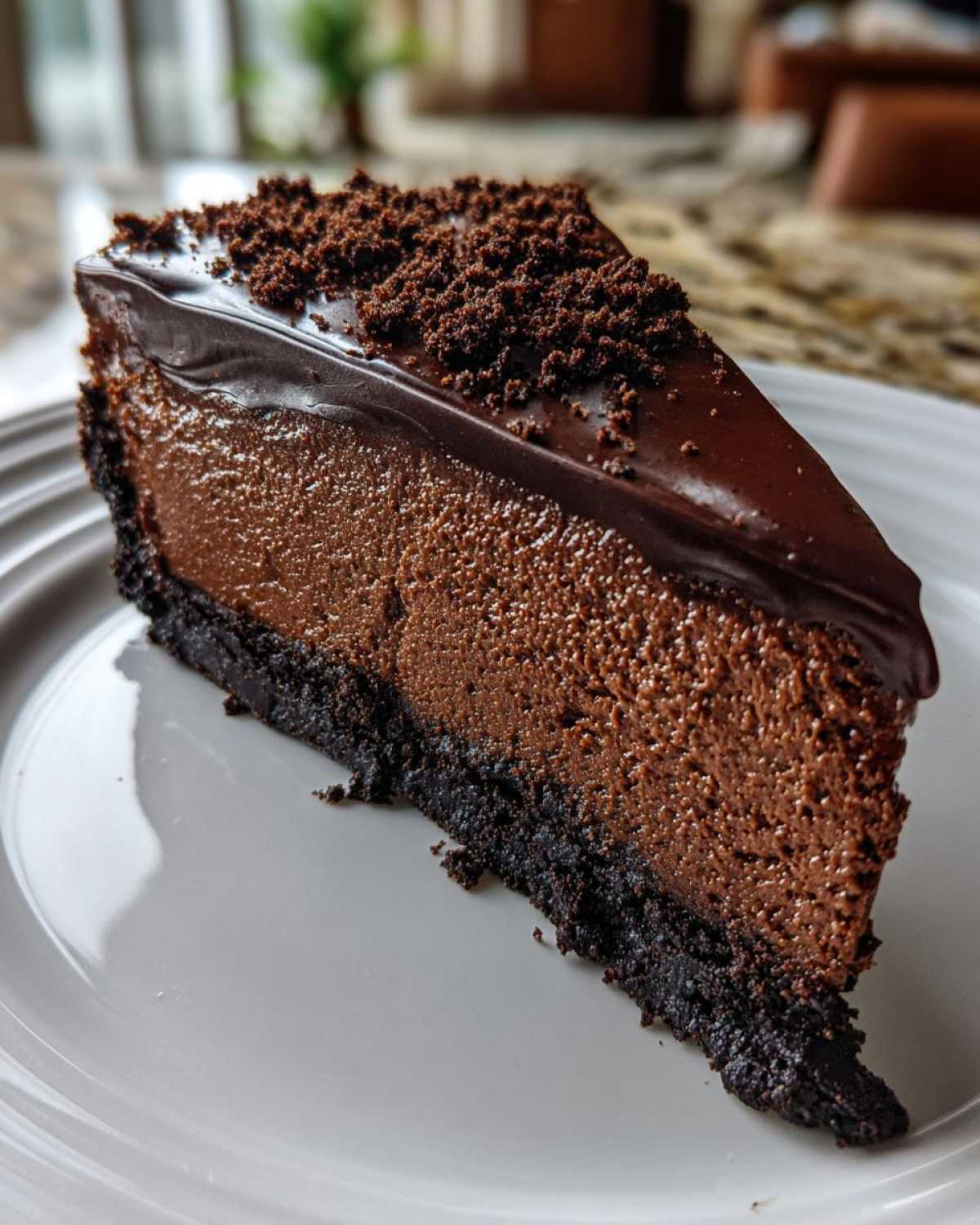 No Bake Chocolate Cheesecake - detail 1
