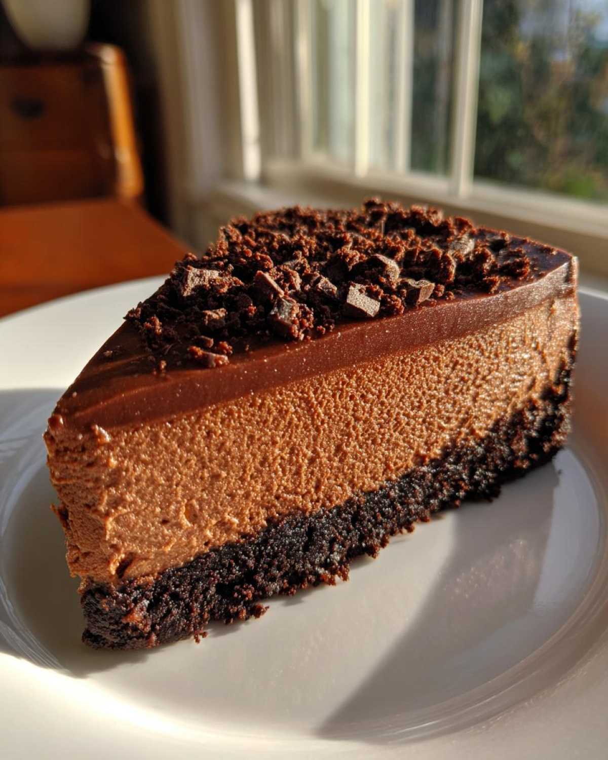 No Bake Chocolate Cheesecake - detail 2