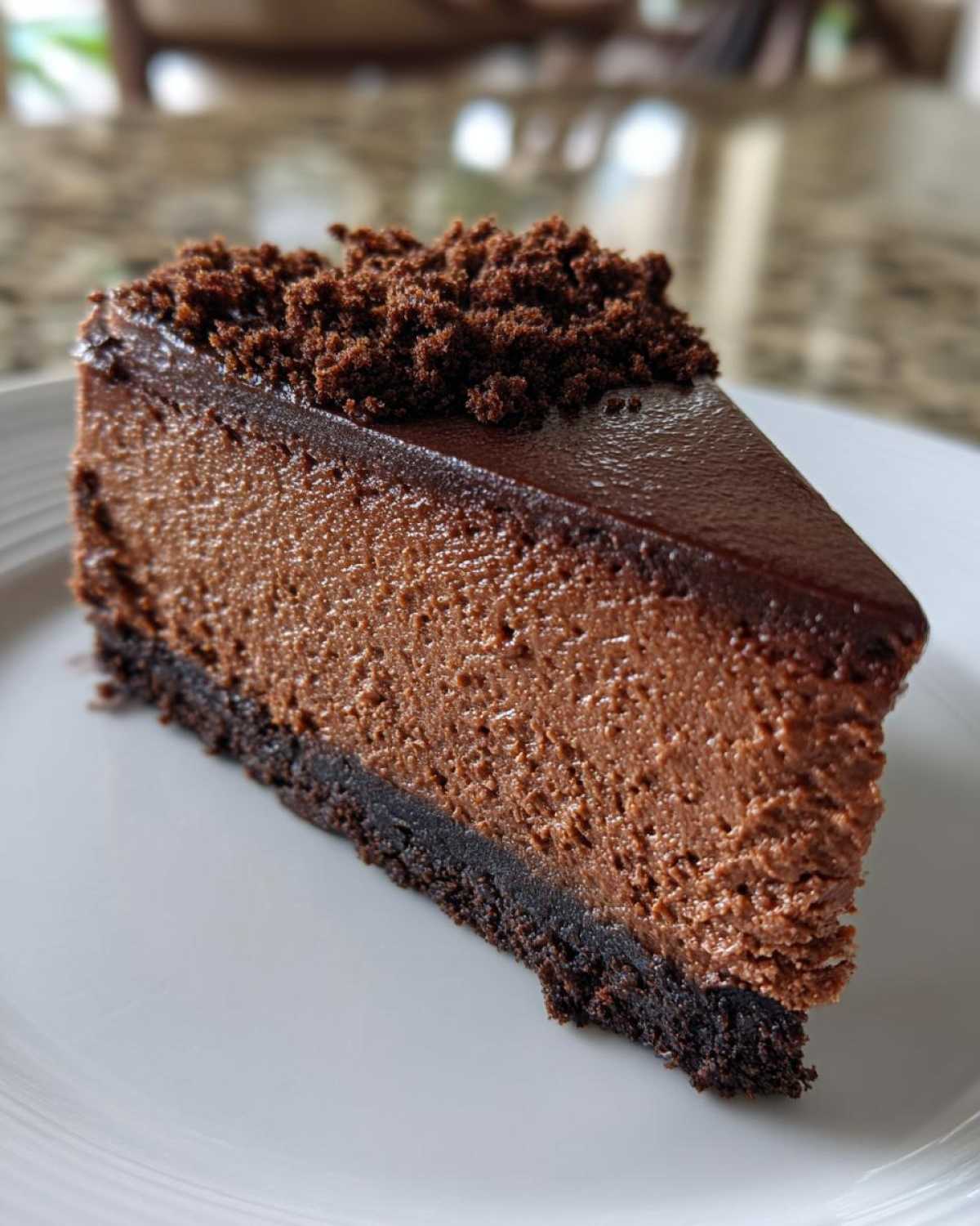 No Bake Chocolate Cheesecake - detail 3