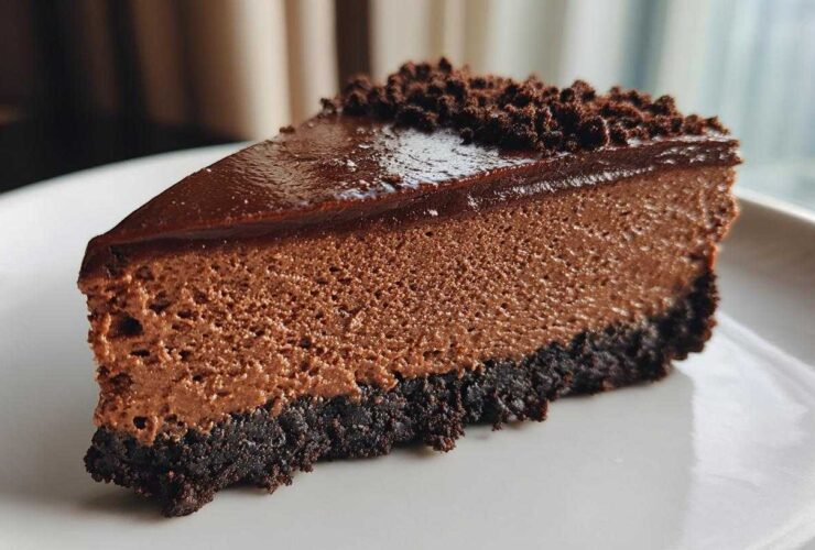 No Bake Chocolate Cheesecake