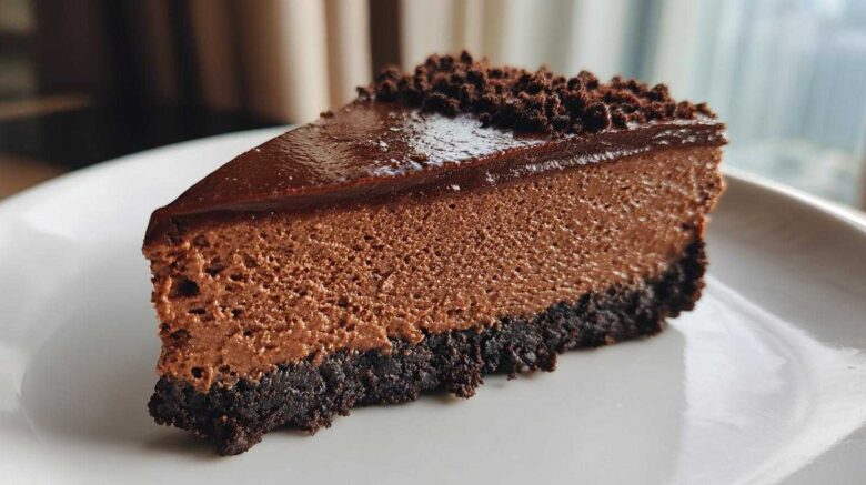 No Bake Chocolate Cheesecake