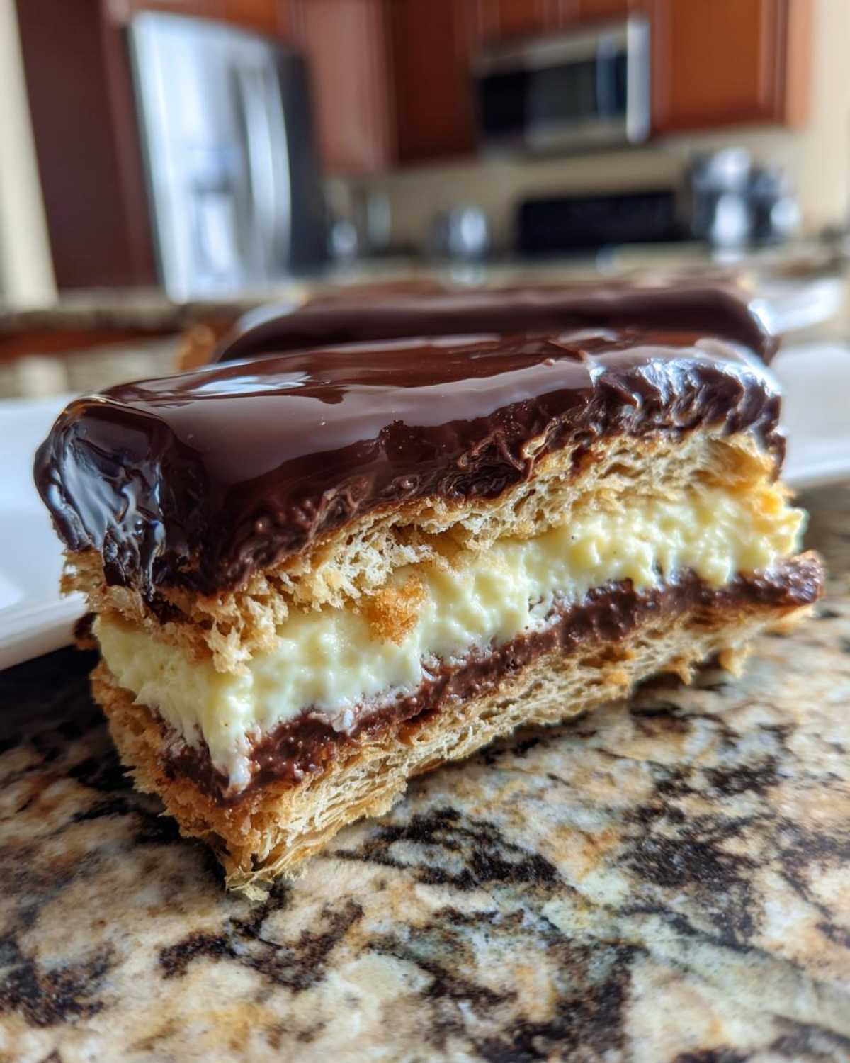 No Bake Chocolate Eclair Dessert - detail 1