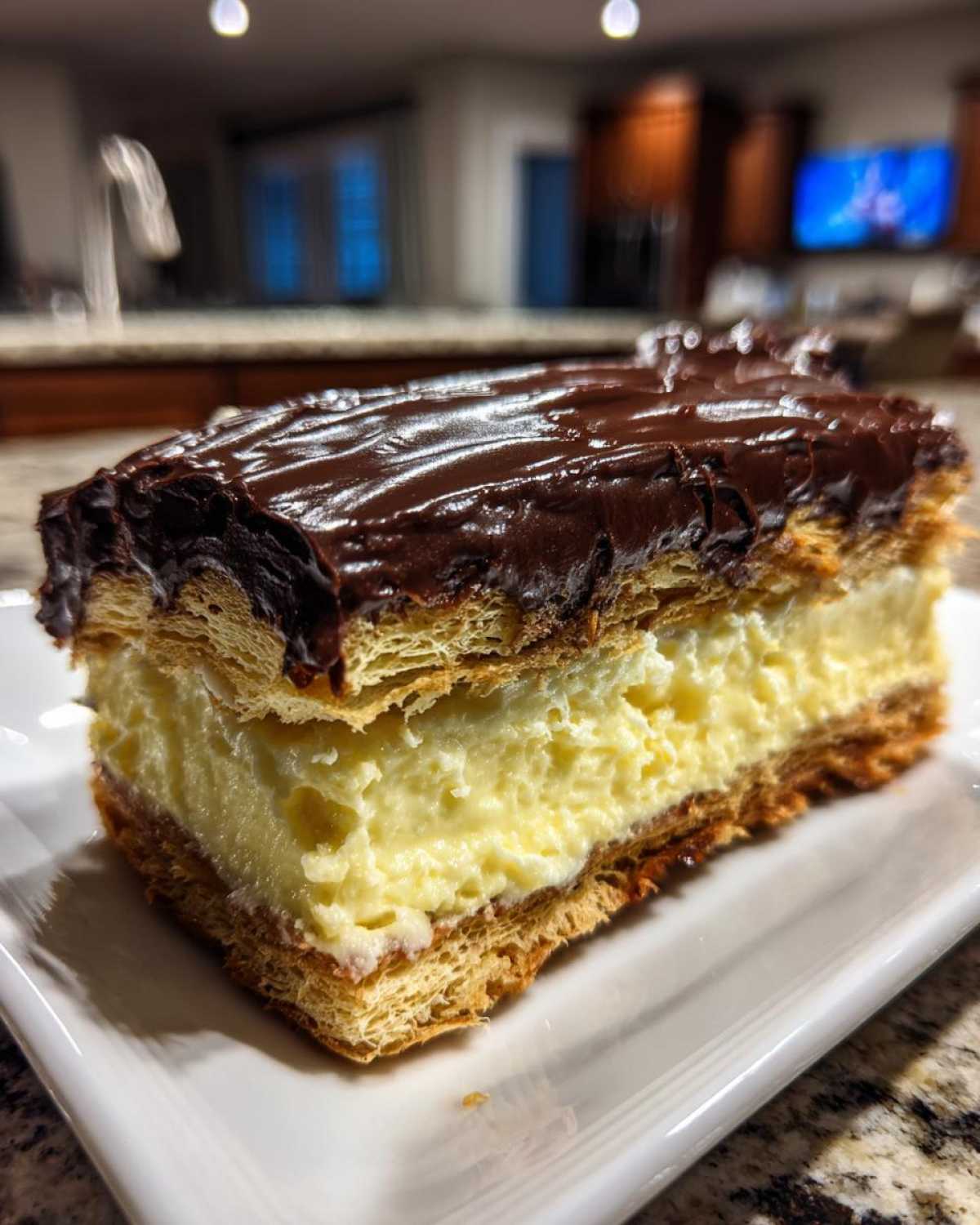 No Bake Chocolate Eclair Dessert - detail 2