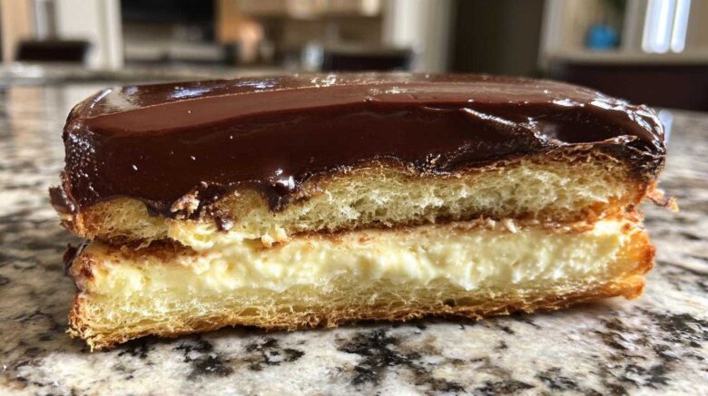 No Bake Chocolate Eclair Dessert