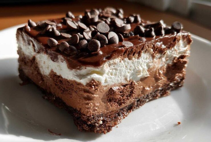 No Bake Chocolate Lasagna