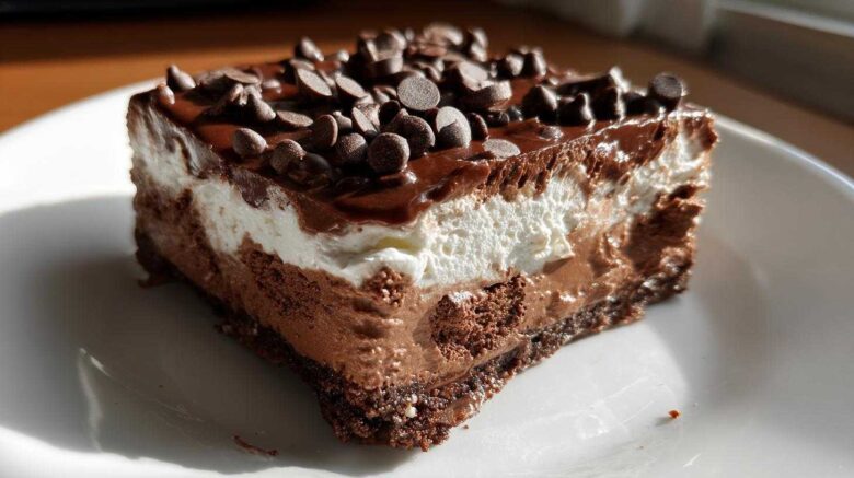 No Bake Chocolate Lasagna