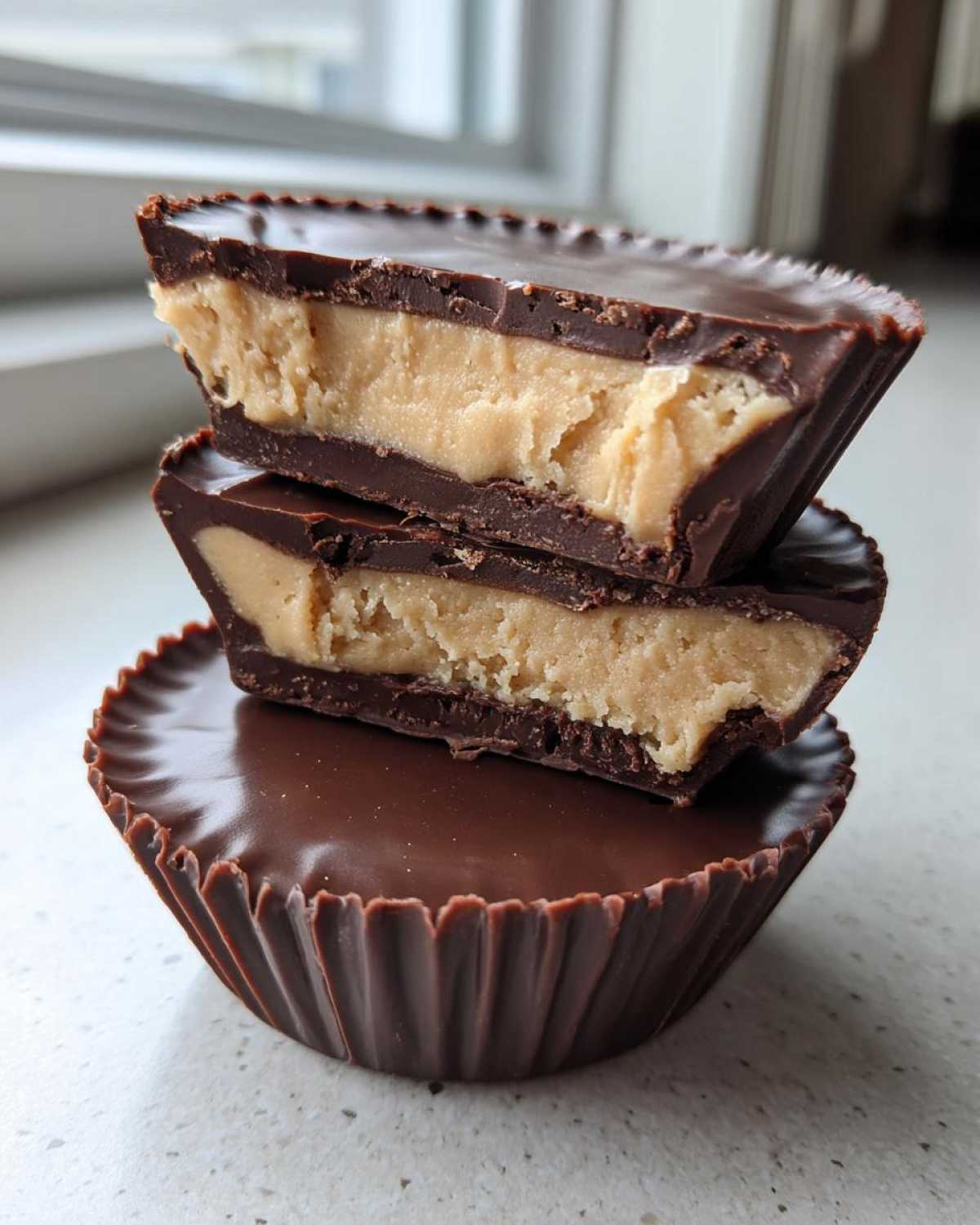 No Bake Chocolate Peanut Butter Cups - detail 3