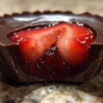 No Bake Chocolate Strawberry Cups