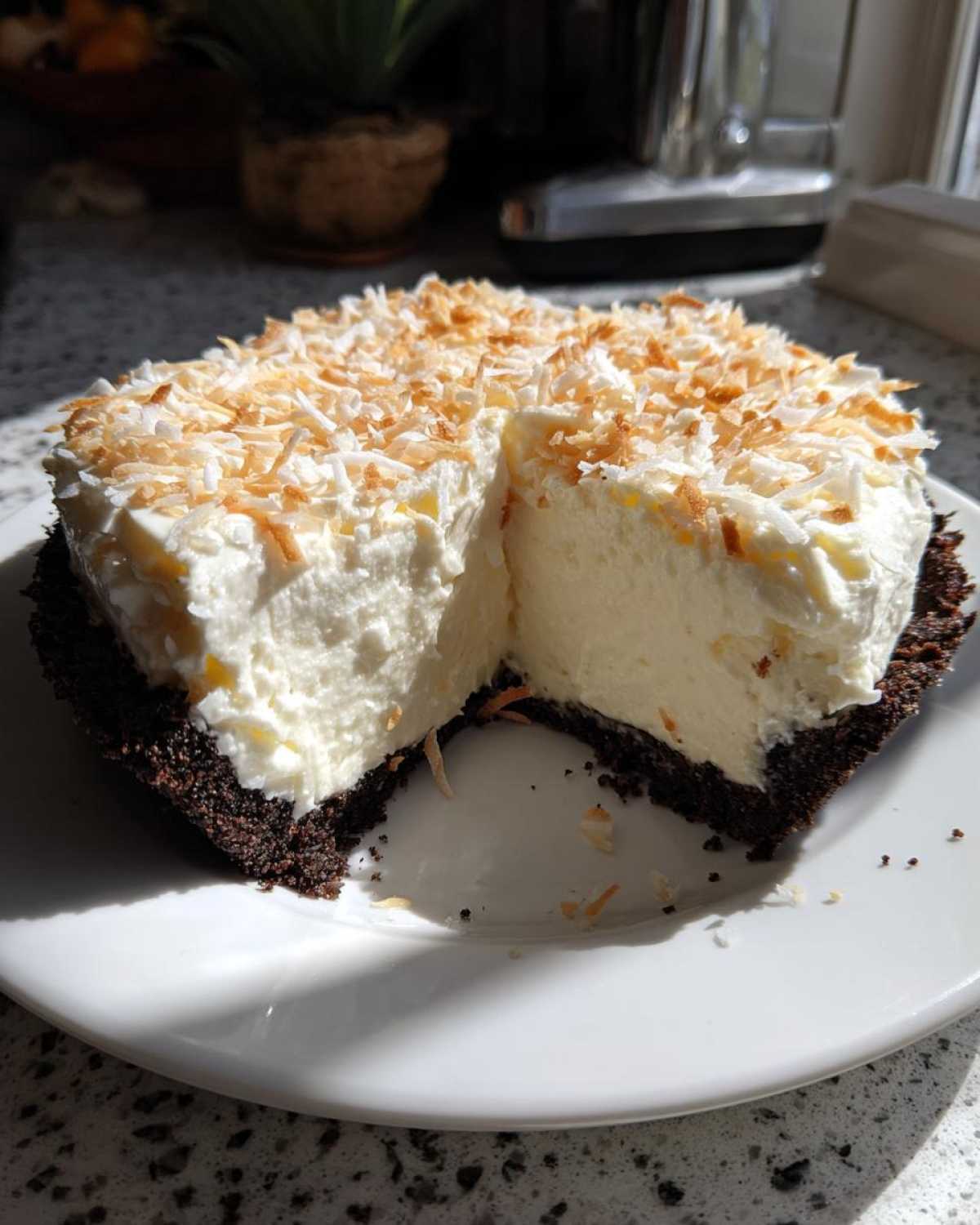 No Bake Coconut Cream Pie - detail 2