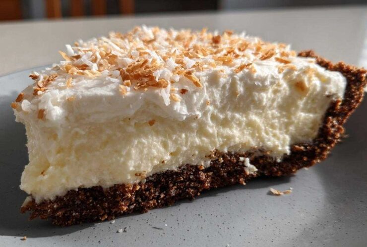 No Bake Coconut Cream Pie