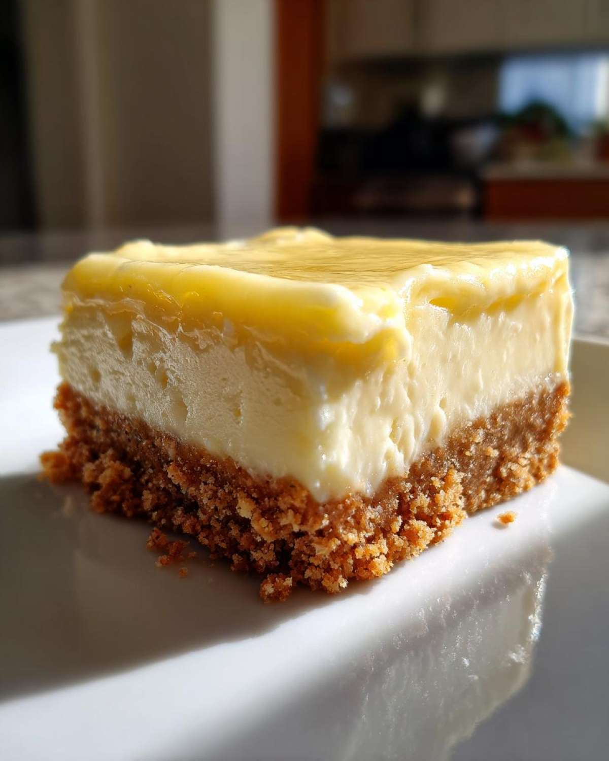 No Bake Lemon Cheesecake Bars - detail 2