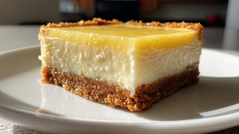 No Bake Lemon Cheesecake Bars