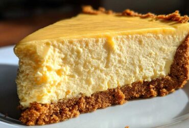 No Bake Mango Cheesecake