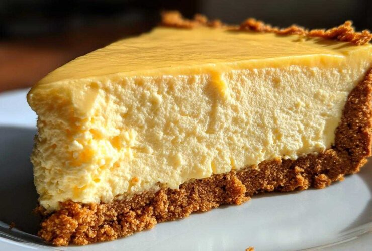 No Bake Mango Cheesecake