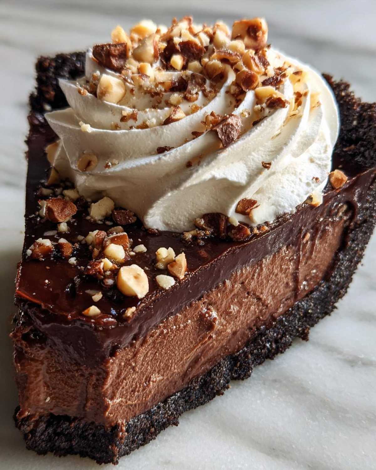 No Bake Nutella Pie - detail 1