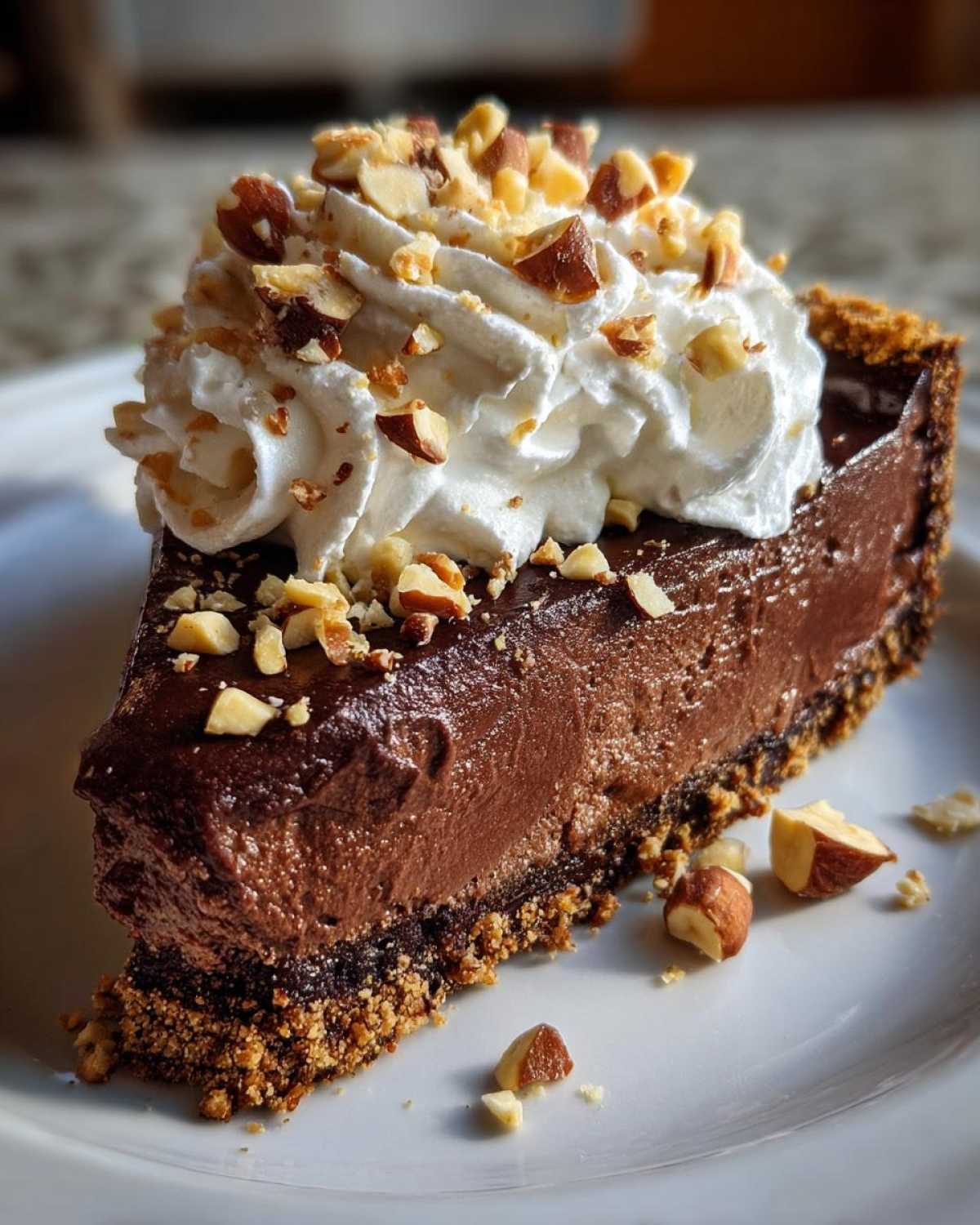 No Bake Nutella Pie - detail 3