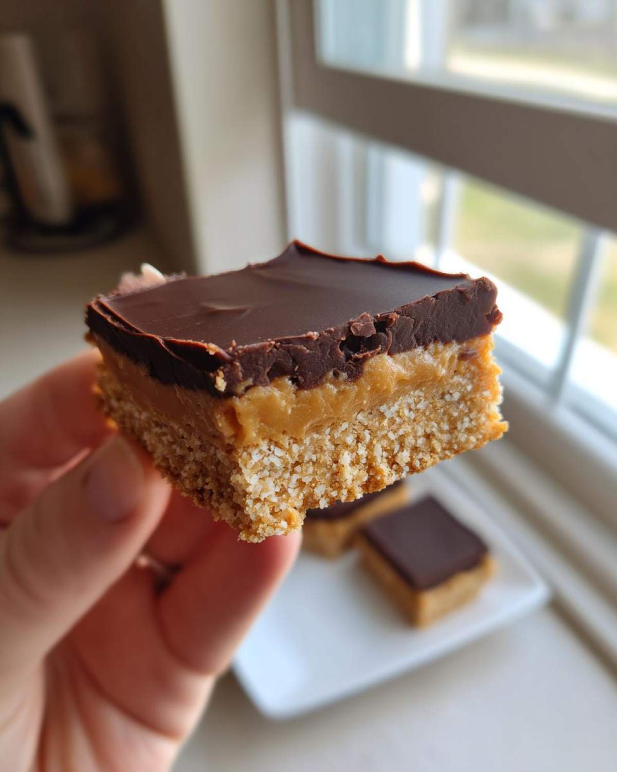 No Bake Peanut Butter Bars - detail 2