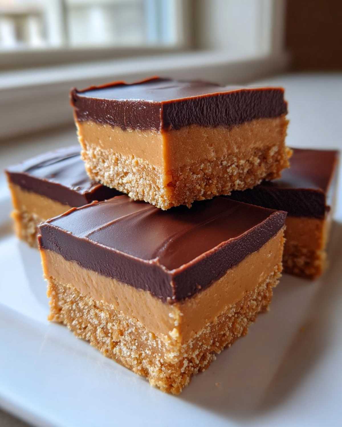 No Bake Peanut Butter Bars - detail 3