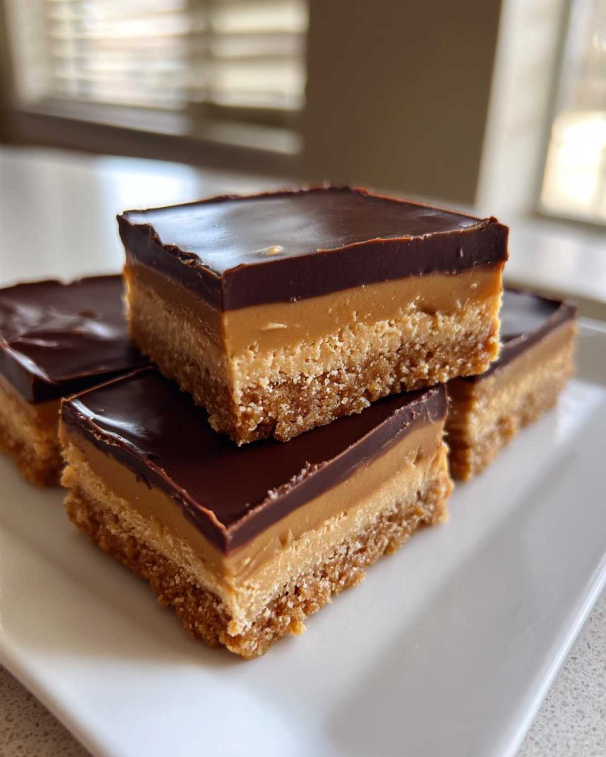 No Bake Peanut Butter Bars - detail 4