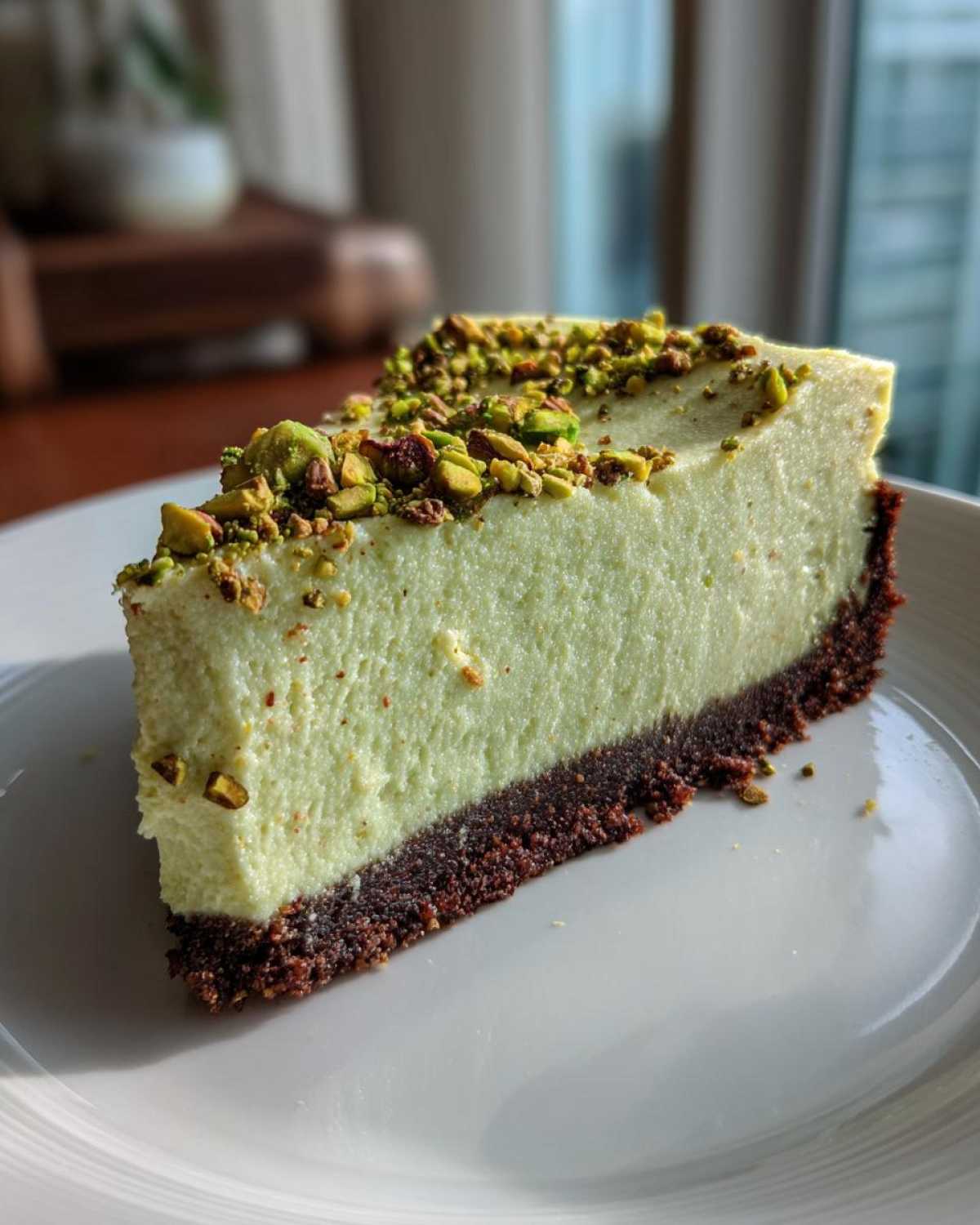 No Bake Pistachio Cheesecake - detail 2