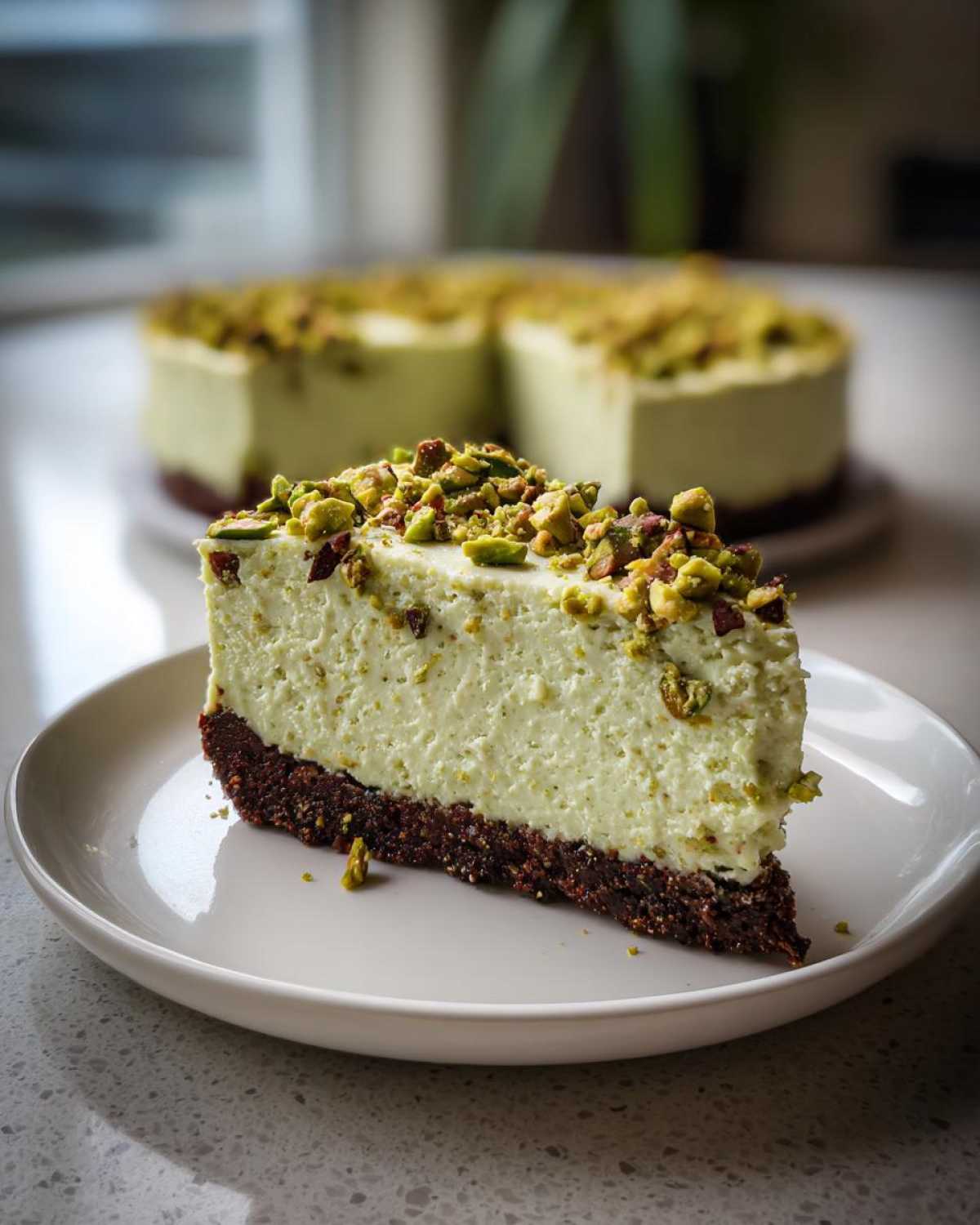 No Bake Pistachio Cheesecake - detail 3