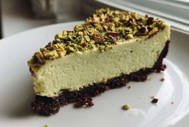 No Bake Pistachio Cheesecake