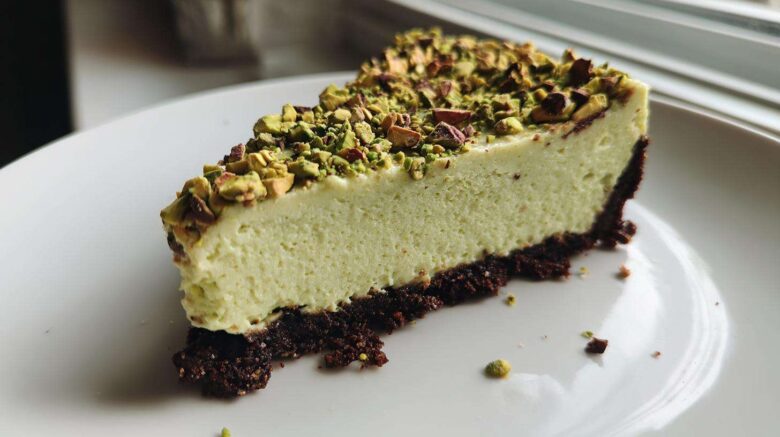 No Bake Pistachio Cheesecake