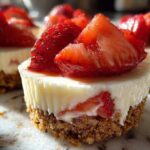 No Bake Strawberry Cheesecake Cups