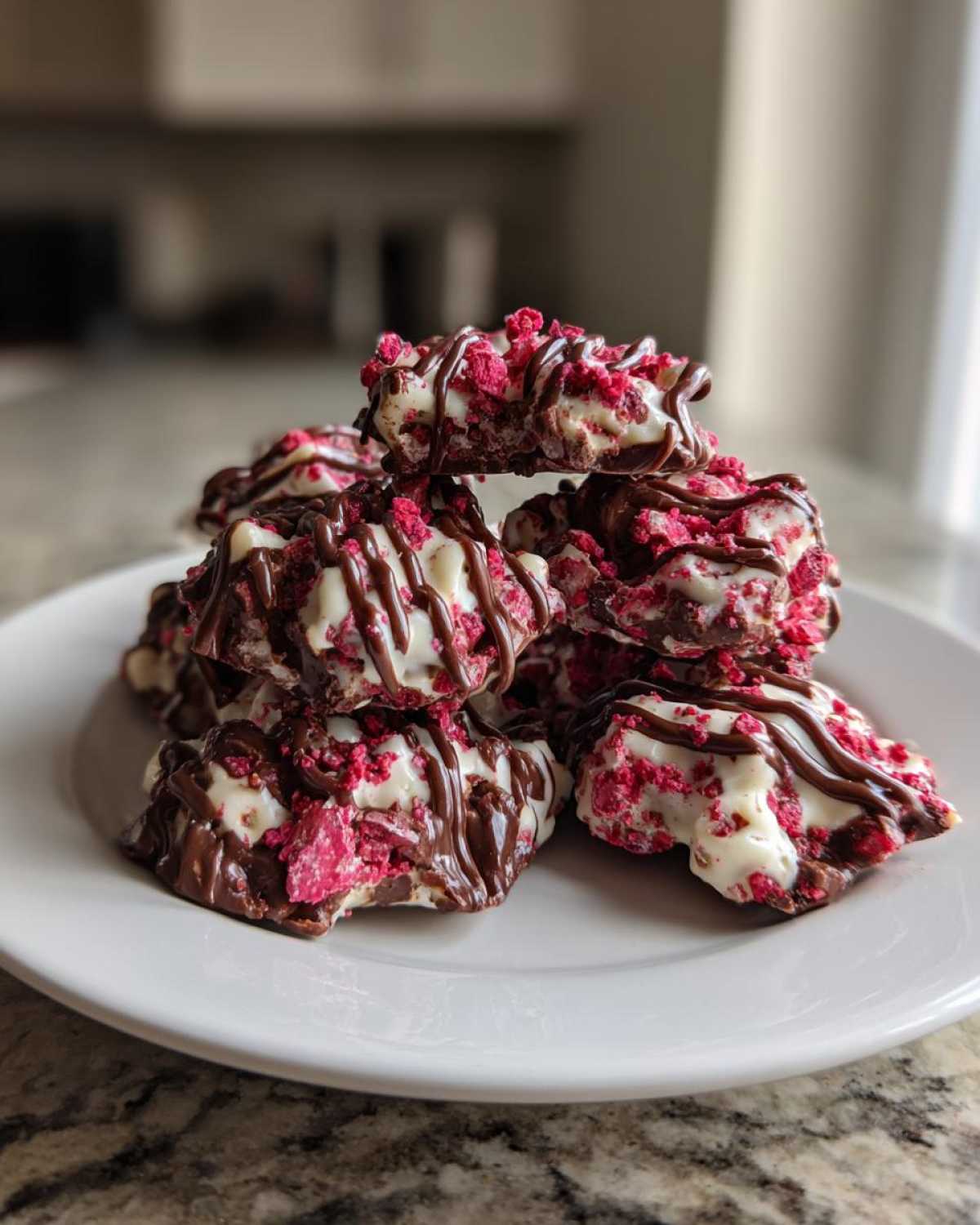 No Bake Strawberry Chocolate Clusters - detail 2