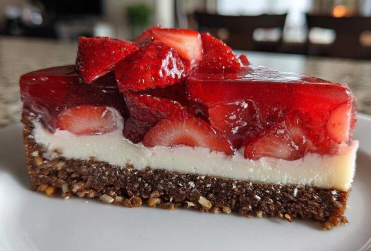 No Bake Strawberry Pretzel Dessert