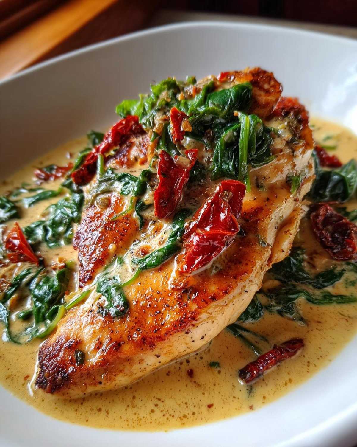 One Pan Tuscan Chicken - detail 2